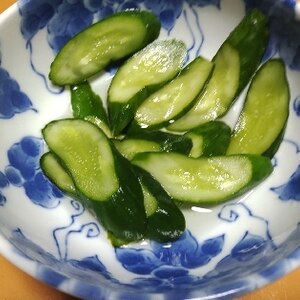 和風だしで！きゅうりの漬け物